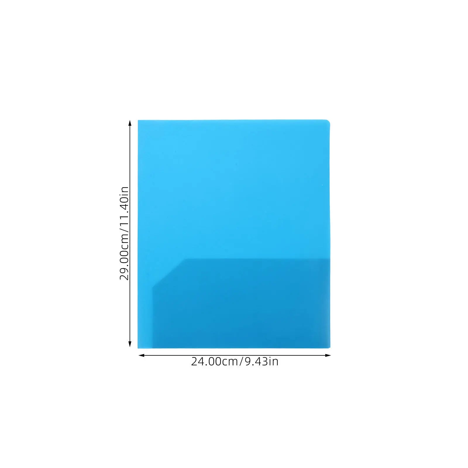 6Pcs A4 File Folders Plastic Two Pocket Document Folder School College Office Presentation Folder Folders School Supplies