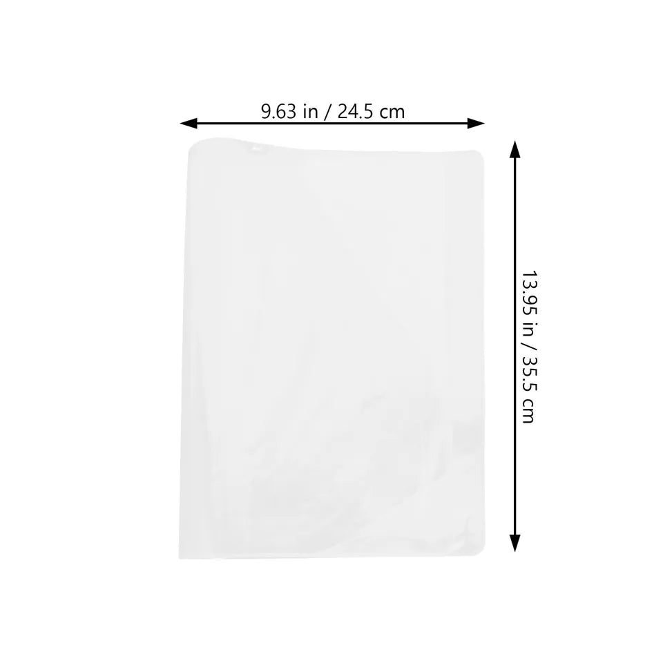 A5 Transparent Book Cover Heavy-Duty PVC Protection Sleeve for Students School Books Office Documents Scrapbook Planner Notebook