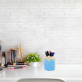 4Pcs Pencil Shaped Pen Holder Cute Desktop Organizer for Desk Office Classroom Teacher Student Makeup Brush Lipstick Storage