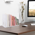 Desktop File Holder Vertical Large Capacity File Organizer for Desk Binder Organizer Office Document Storage Binder Shelf