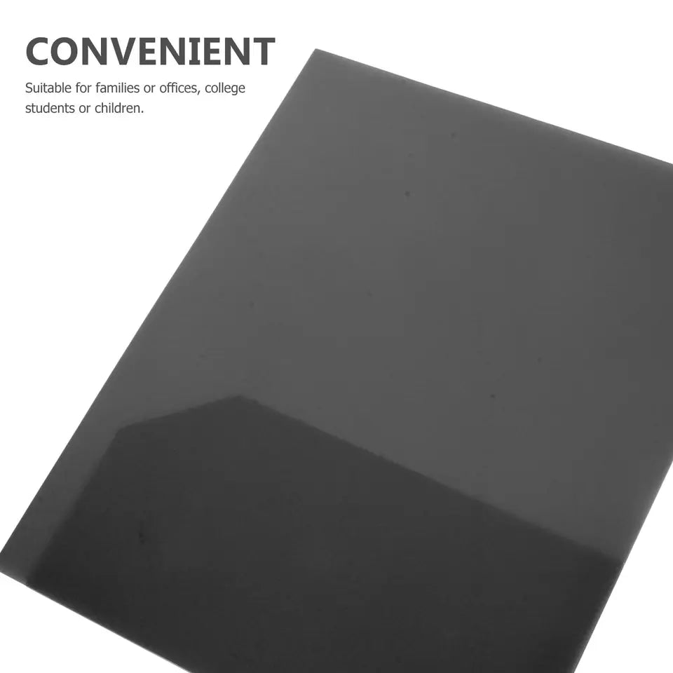 6Pcs A4 File Folders Plastic Two Pocket Document Folder School College Office Presentation Folder Folders School Supplies