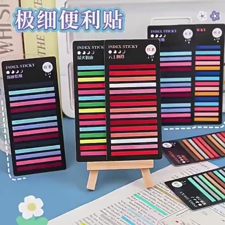 4500 Sheets Transparentes Sticky Notes Self-Adhesive Annotation Read Books Bookmarks  Tabs Notepad Aesthetic Stationery